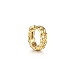 Discount Gabriel & Co. 14K Yellow Gold Braided Single Ear Cuff Earring