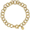Online Gabriel & Co. 14K Yellow Gold Bujukan and Hollow Tube Link Chain Bracelet