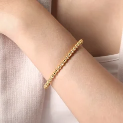 Discount Gabriel & Co. 14K Yellow Gold Bujukan Bangle