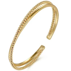 New Gabriel & Co. 14K Yellow Gold Bujukan Bangle