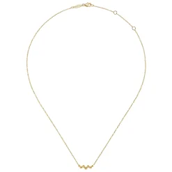 Sale Gabriel & Co. 14K Yellow Gold Bujukan Bead Bar Necklace
