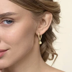 New Gabriel & Co. 14K Yellow Gold Bujukan Bead Earring Charm