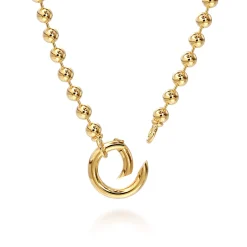 Sale Gabriel & Co. 14K Yellow Gold Bujukan Beaded Chain Necklace