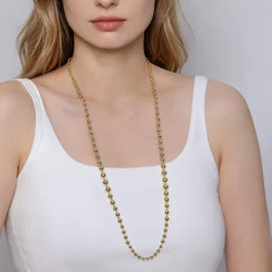 Clearance Gabriel & Co. 14K Yellow Gold Bujukan Beads Chain Necklace