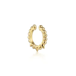 Clearance Gabriel & Co. 14K Yellow Gold Bujukan Bead Single Ear Cuff Earring