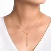 Clearance Gabriel & Co. 14K Yellow Gold Bujukan Bead Station Y Drop Necklace