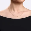Sale Gabriel & Co. 14K Yellow Gold Bujukan Bead Station Necklace