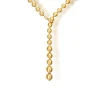 Online Gabriel & Co. 14K Yellow Gold Bujukan Beads Y Necklace