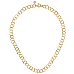 Gabriel & Co. 14K Yellow Gold Bujukan Circle Chain Necklace