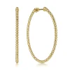 Gabriel & Co. 14K Yellow Gold Bujukan Classic Hoop Earrings in size 50mm