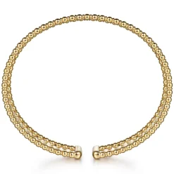 Gabriel & Co. 14K Yellow Gold Bujukan Cuff Bracelet