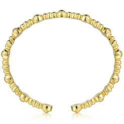Best Gabriel & Co. 14K Yellow Gold Bujukan Cuff Bracelet
