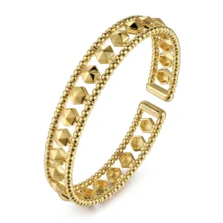 Sale Gabriel & Co. 14K Yellow Gold Bujukan Cuff Bracelet