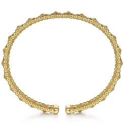Sale Gabriel & Co. 14K Yellow Gold Bujukan Cuff Bracelet