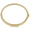 Discount Gabriel & Co. 14K Yellow Gold Bujukan Diamond Bangle