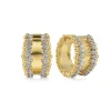 Sale Gabriel & Co. 14K Yellow Gold Bujukan Diamond Huggie Earrings