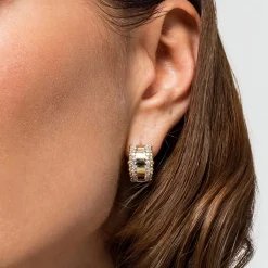 Sale Gabriel & Co. 14K Yellow Gold Bujukan Diamond Huggie Earrings