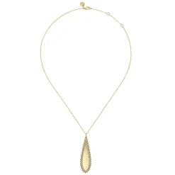 Outlet Gabriel & Co. 14K Yellow Gold Bujukan Diamond Necklace