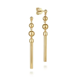 Hot Gabriel & Co. 14K Yellow Gold Bujukan Drop Earrings