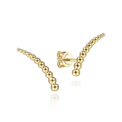 Outlet Gabriel & Co. 14K Yellow Gold Bujukan Earrings Crawlers