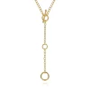 Clearance Gabriel & Co. 14K Yellow Gold Bujukan Hollow Tube Y-Knot Necklace