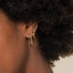Hot Gabriel & Co. 14K Yellow Gold Bujukan Hoop And Ear Cuffs