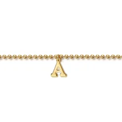 Best Gabriel & Co. 14K Yellow Gold Bujukan Initial A Bracelet