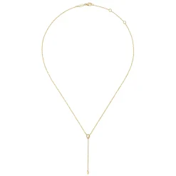 Sale Gabriel & Co. 14K Yellow Gold Bujukan Lariat Necklace