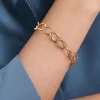 Clearance Gabriel & Co. 14K Yellow Gold Bujukan Link Chain Bracelet
