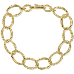 Clearance Gabriel & Co. 14K Yellow Gold Bujukan Link Chain Bracelet