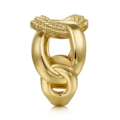 Gabriel & Co. 14K Yellow Gold Bujukan Link Chain Ladies Ring