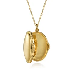 Gabriel & Co. 14K Yellow Gold Bujukan Locket Pendant Necklace