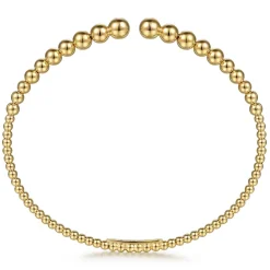 Hot Gabriel & Co. 14K Yellow Gold Bujukan Open Bangle