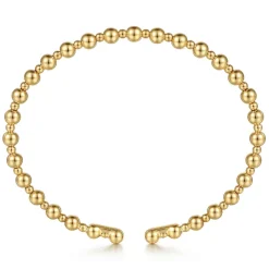 Outlet Gabriel & Co. 14K Yellow Gold Bujukan Open Bangle