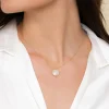 Hot Gabriel & Co. 14K Yellow Gold Bujukan Pave Diamond Medallion Necklace