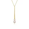 New Gabriel & Co. 14K Yellow Gold Bujukan Pearl Drop Necklace
