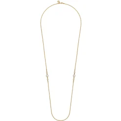 Discount Gabriel & Co. 14K Yellow Gold Bujukan Pearl Station Necklace