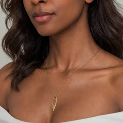 Clearance Gabriel & Co. 14K Yellow Gold Bujukan Pendant Drop Necklace