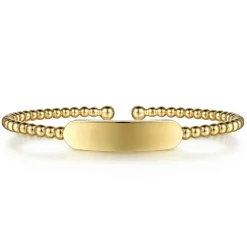 Discount Gabriel & Co. 14K Yellow Gold Bujukan Personalized Bangle