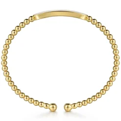 Discount Gabriel & Co. 14K Yellow Gold Bujukan Personalized Bangle