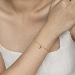 Hot Gabriel & Co. 14K Yellow Gold Bujukan Starburst Charm Bracelet