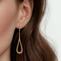 Gabriel & Co. 14K Yellow Gold Bujukan Teardrop Earrings