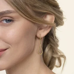Gabriel & Co. 14K Yellow Gold Bujukan Teardrop Earrings