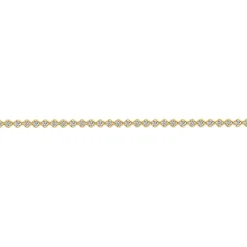 Gabriel & Co. 14K Yellow Gold Buttercup Set Diamond Tennis Bracelet