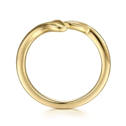 Online Gabriel & Co. 14K Yellow Gold Bypass Leaf Ring