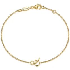 Best Gabriel & Co. 14K Yellow Gold Chain Bracelet with Symbol