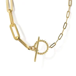 Hot Gabriel & Co. 14K Yellow Gold Chain Necklace with Bujukan Toggle