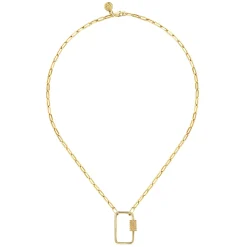 Online Gabriel & Co. 14K Yellow Gold Chain Necklace with Rectangle Drop