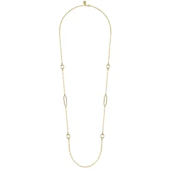 Hot Gabriel & Co. 14K Yellow Gold Chain Necklace with Circle Stations