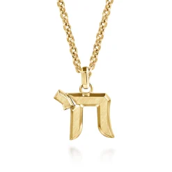 Discount Gabriel & Co. 14K Yellow Gold Chai Pendant